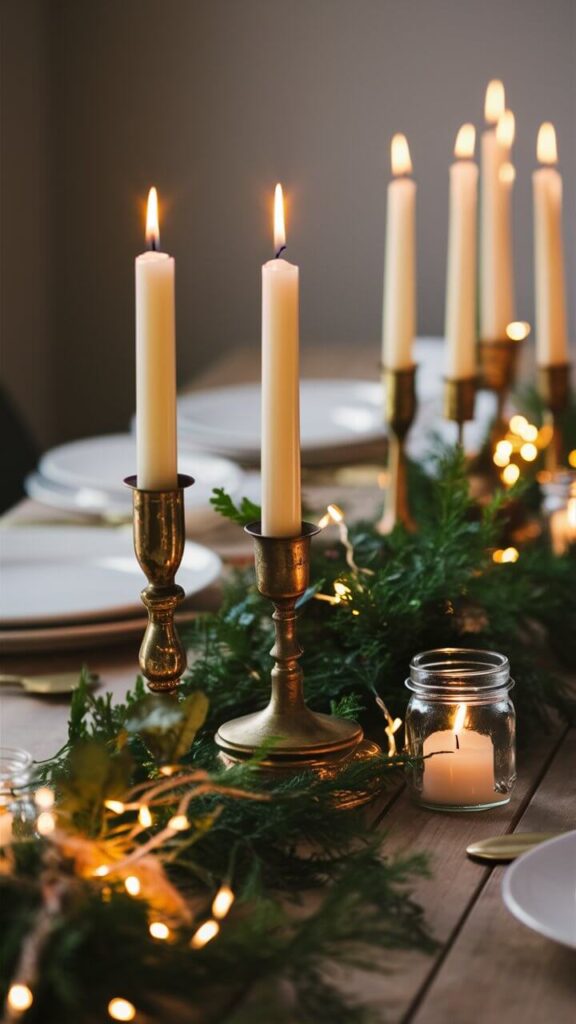 Light Up Your Table for a Cozy Atmosphere