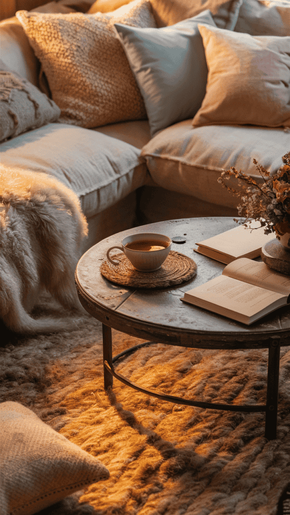 Cozy winter decor style