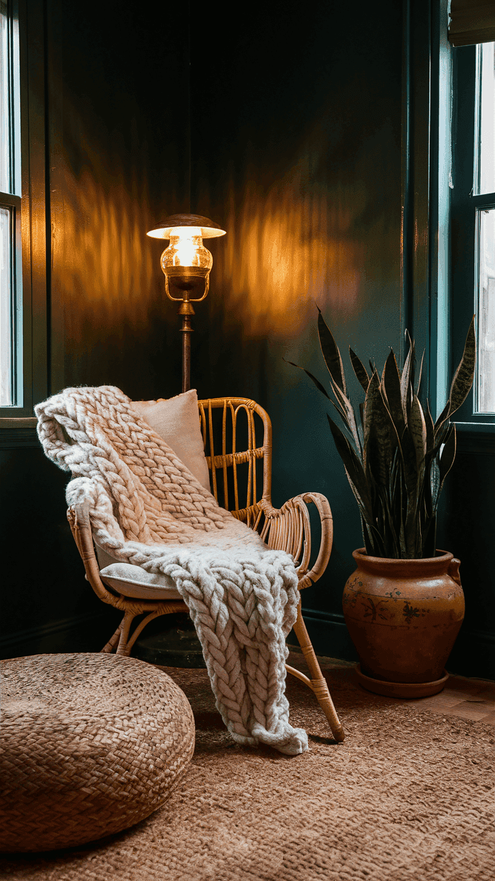 Dark Boho Living Room Ideas for a Cozy Ambiance