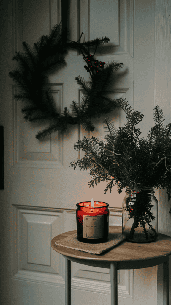 Cozy winter decor style