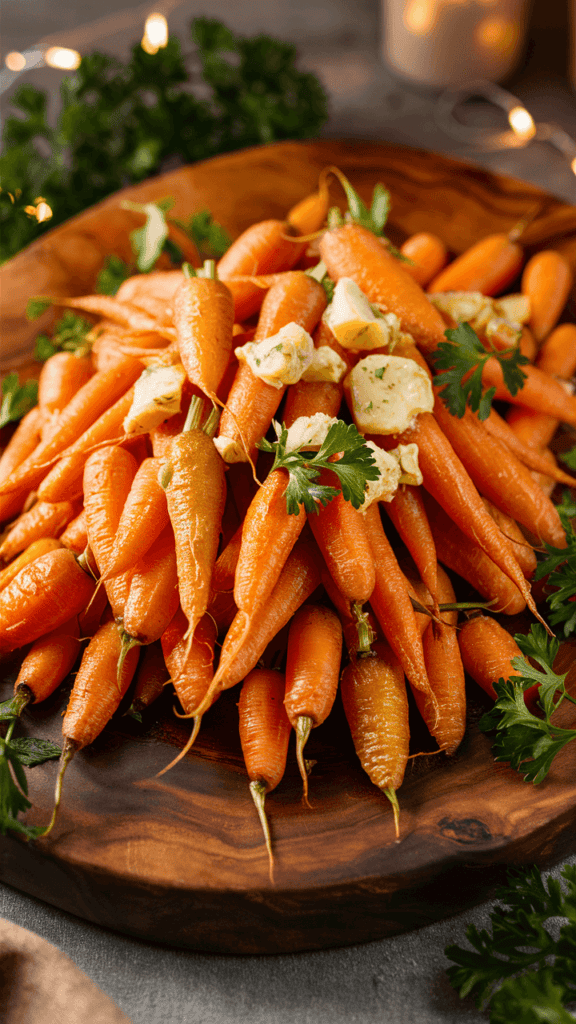 Garlic Butter Roasted Carrots