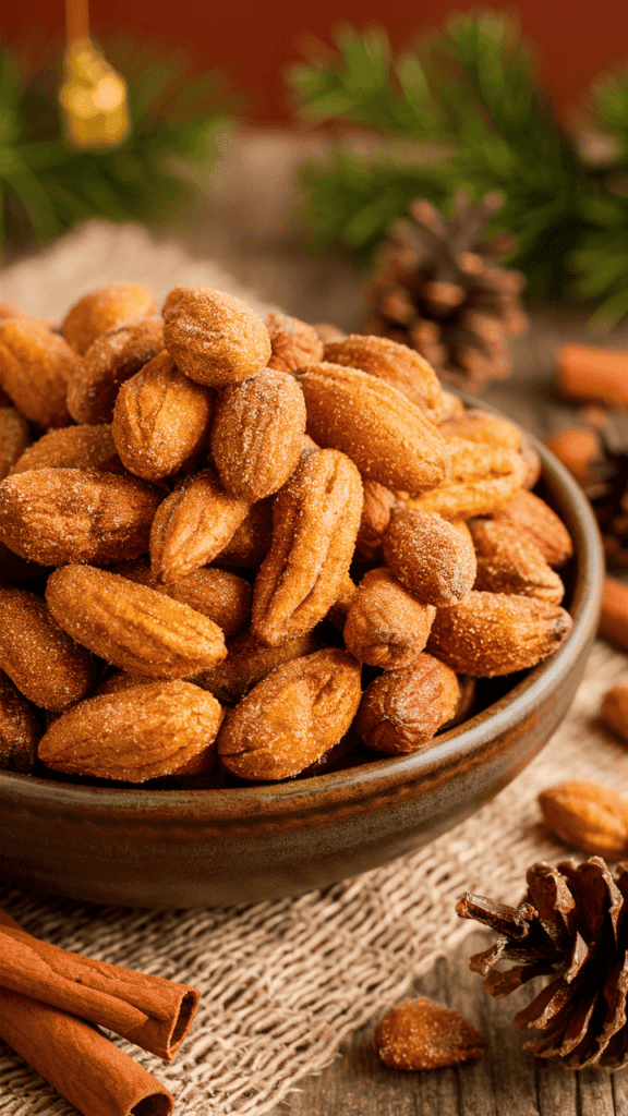 Cinnamon Sugar Roasted Nuts 