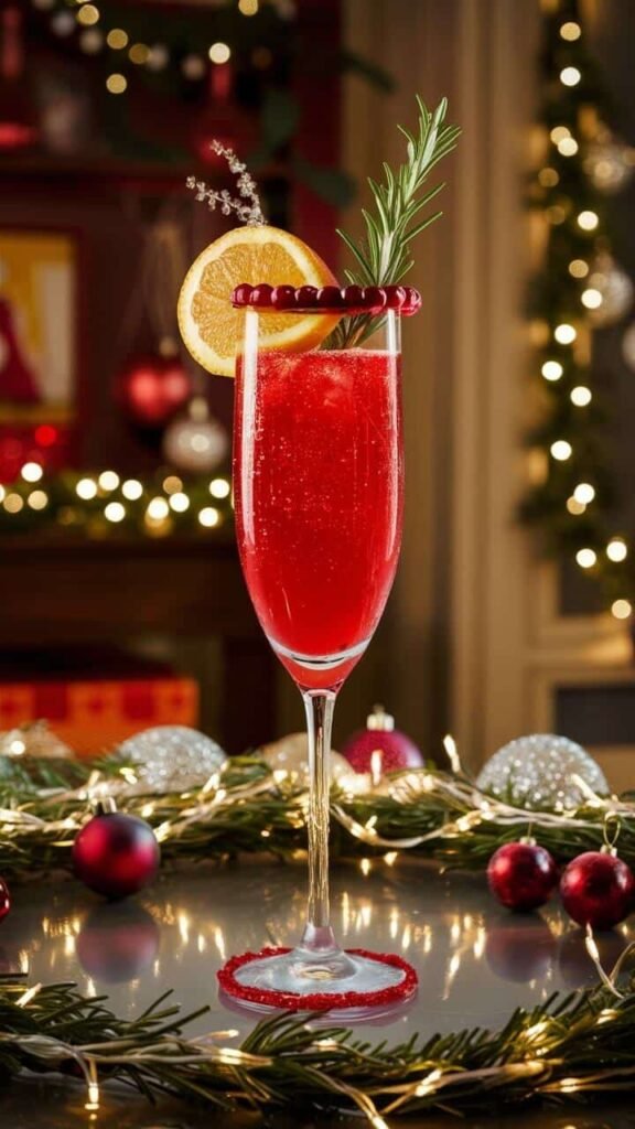 Cranberry Orange Holiday Sparkler