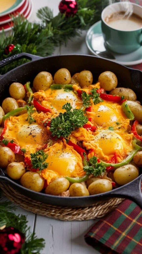 Savory Christmas Breakfast Skillet