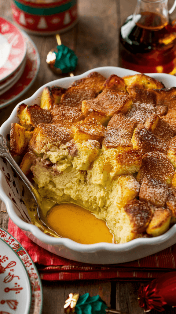 Eggnog French Toast Casserole