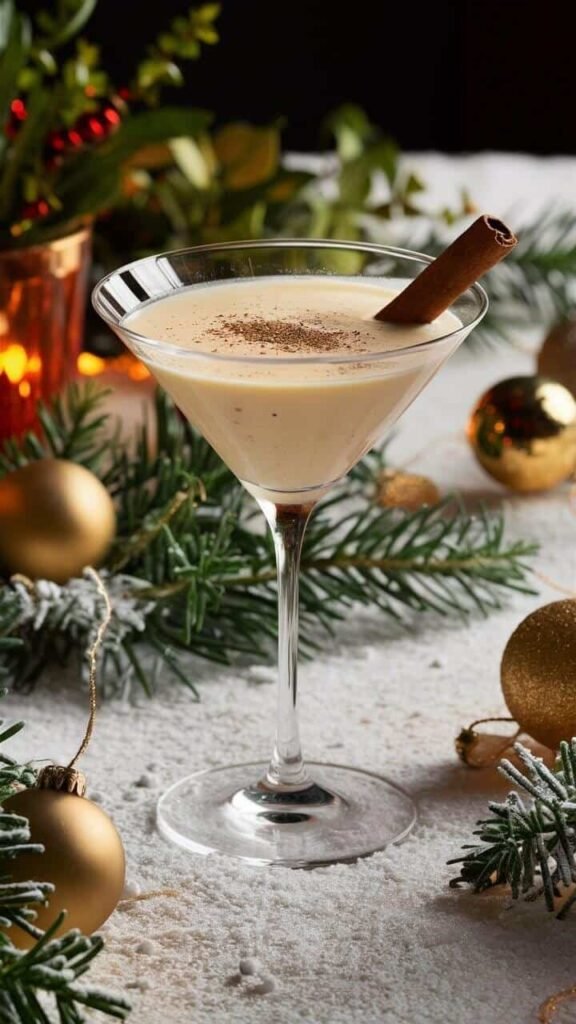 Holiday Eggnog Martini