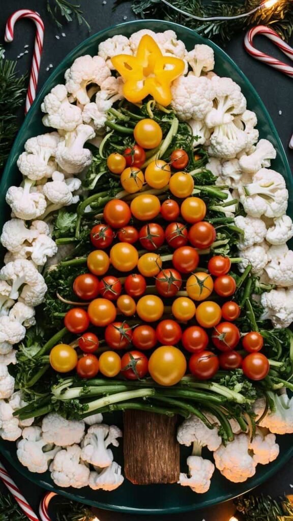 Christmas Tree Veggie Platter