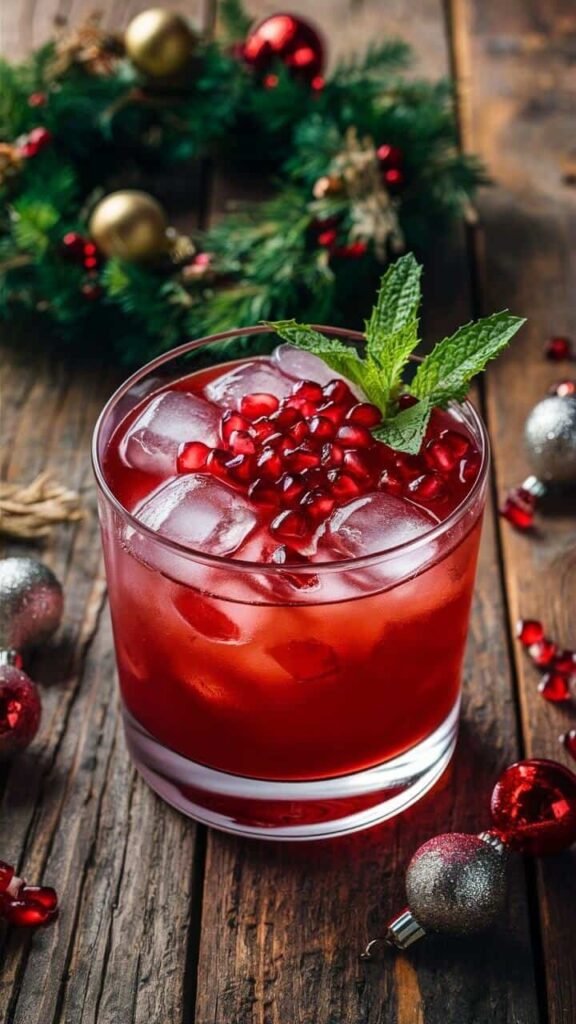 Pomegranate Ginger Fizz