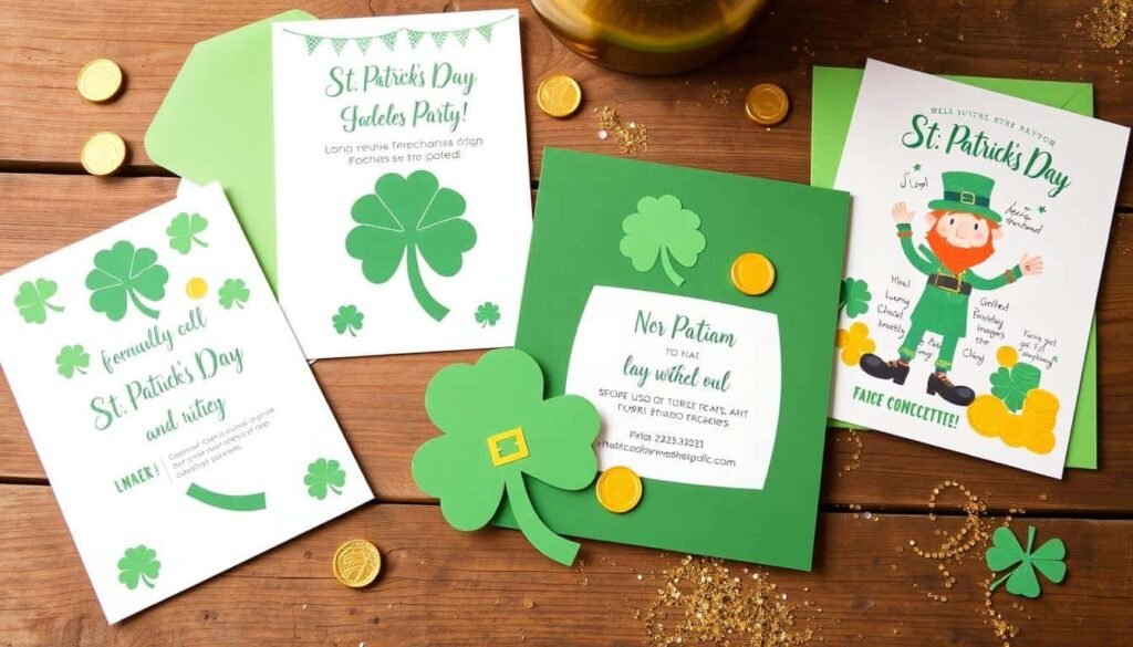 Budget St. Patrick's Day party invitations