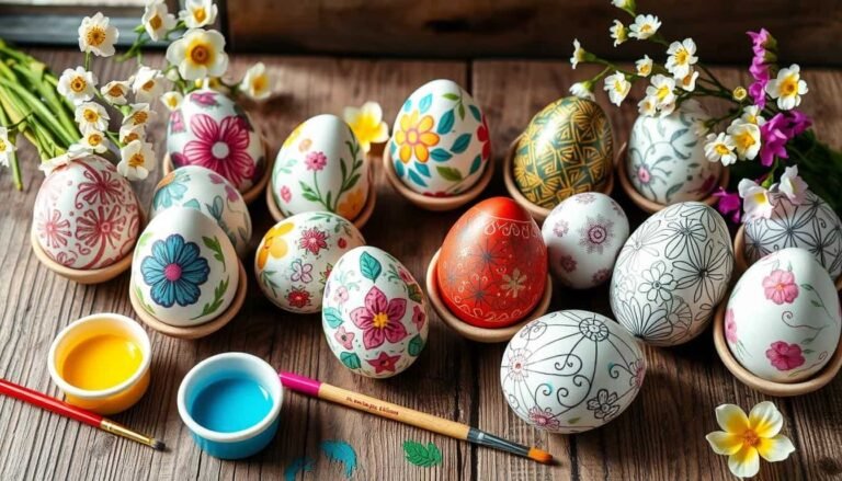 DIY Easter egg decorating