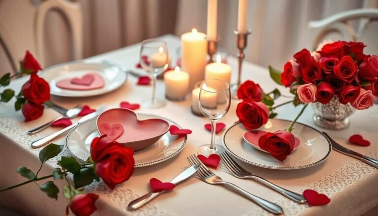 DIY Valentine’s table settings