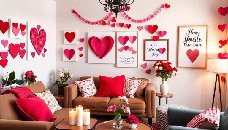 DIY Valentine’s wall art