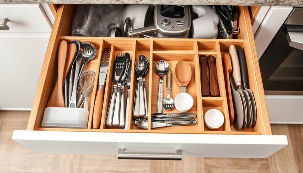 Kitchen organization - drawers