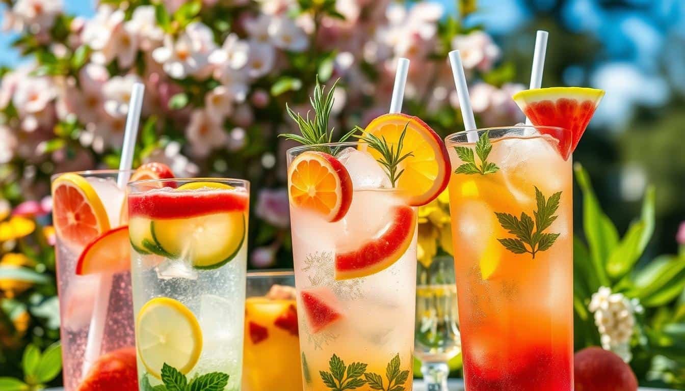 Refreshing spring drinks