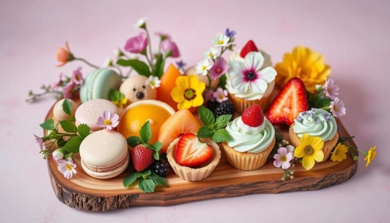 Spring dessert board