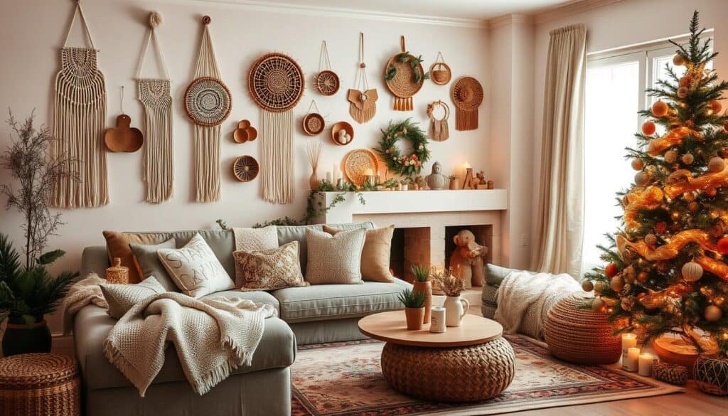 boho christmas decor