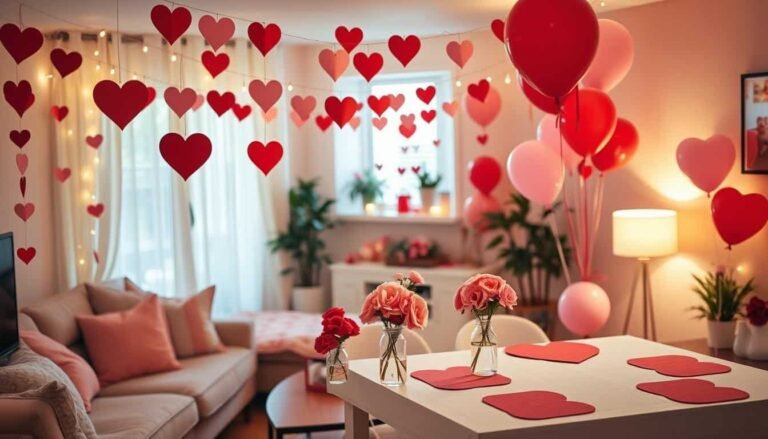 budget Valentine’s decor