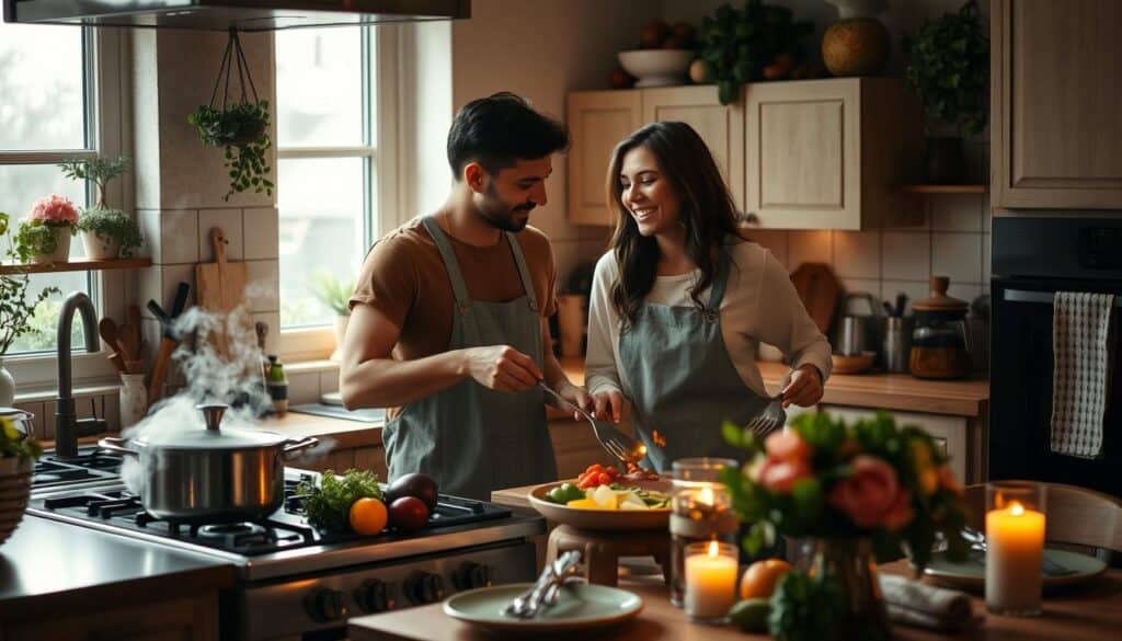 couple's cooking