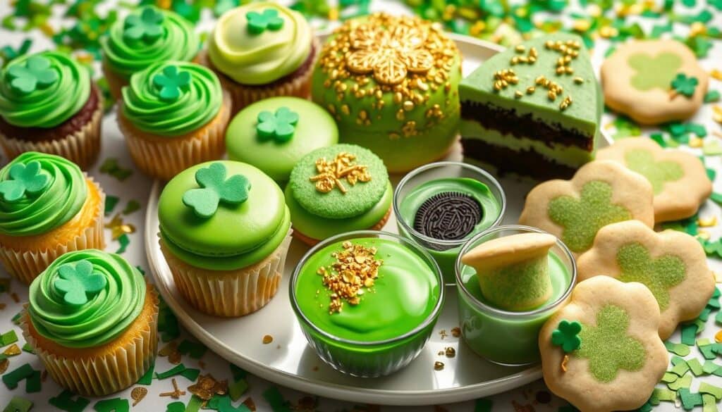 green-themed desserts