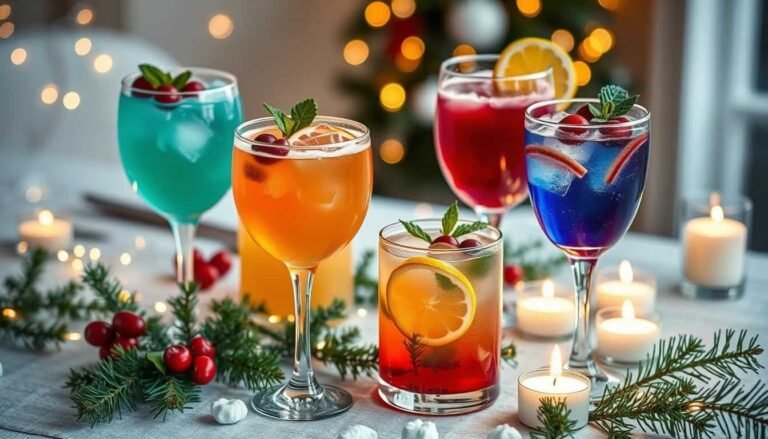 holiday mocktails, festive drinks, party recipes