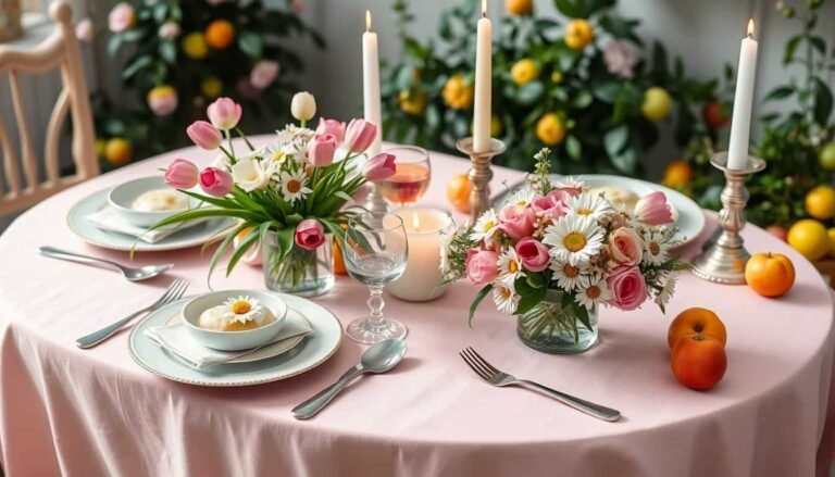 spring table decor