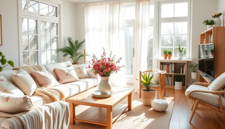 spring transition decor