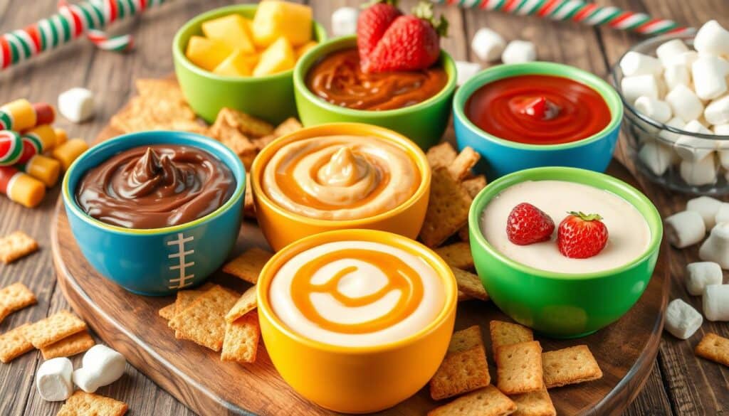 sweet dessert dips