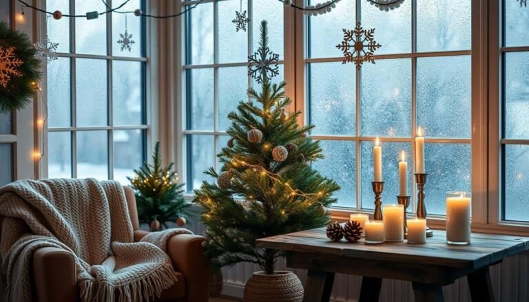 winter decor, small space ideas