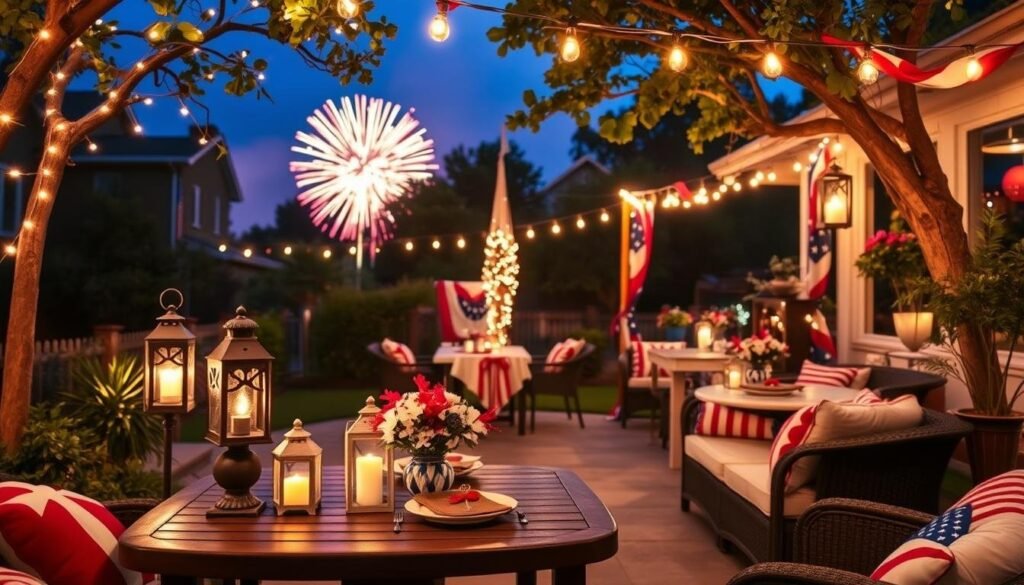 4th of July outdoor decor