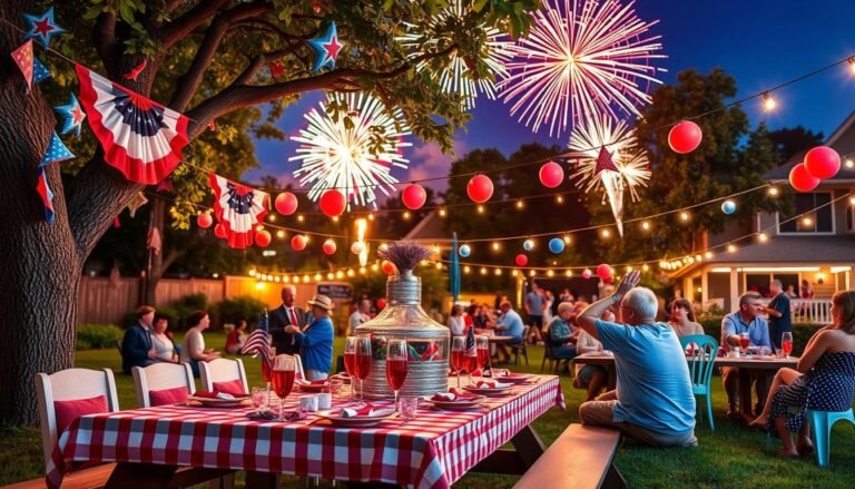 4th of July outdoor decor