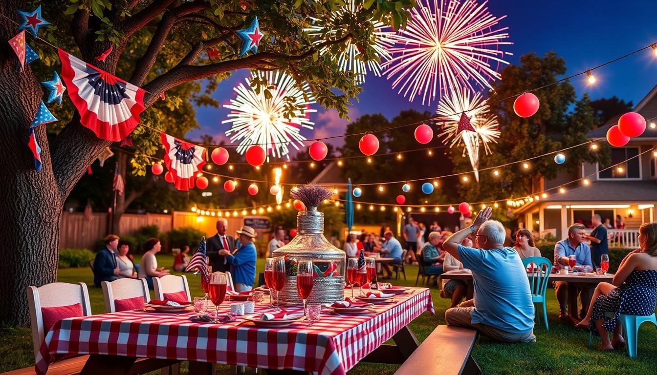 4th of July outdoor decor