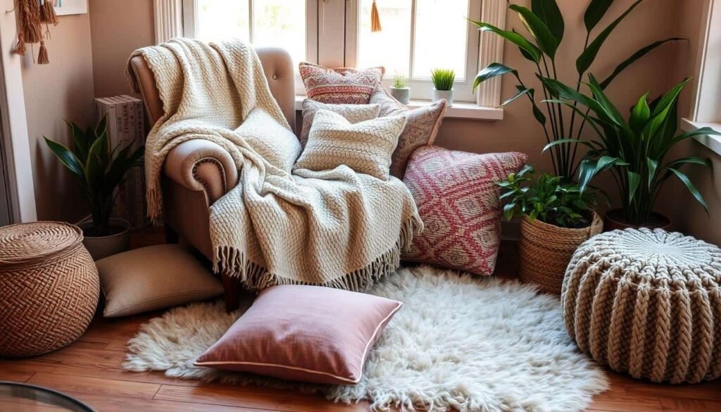 Cozy textiles for comfort