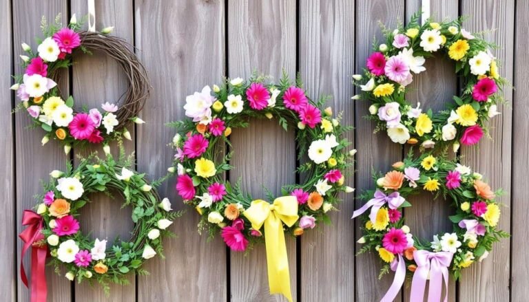 DIY spring wreaths