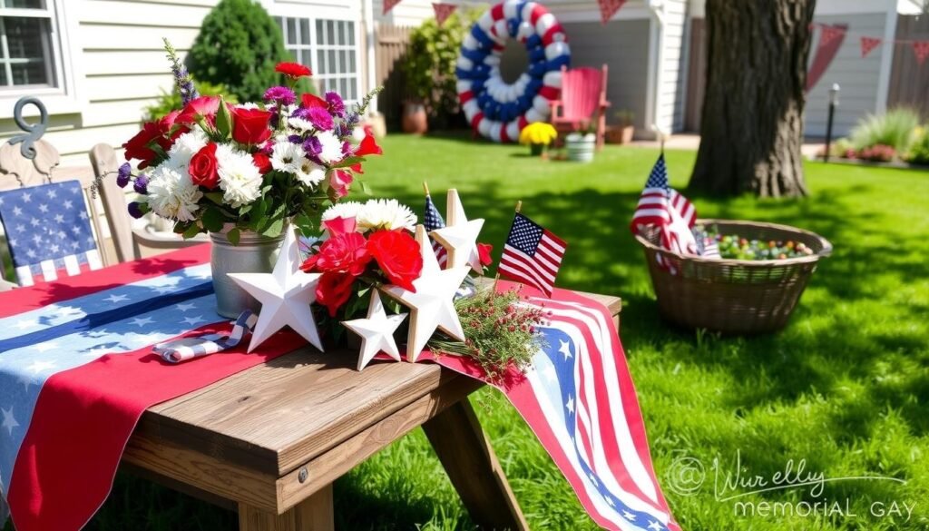 Memorial Day decorations