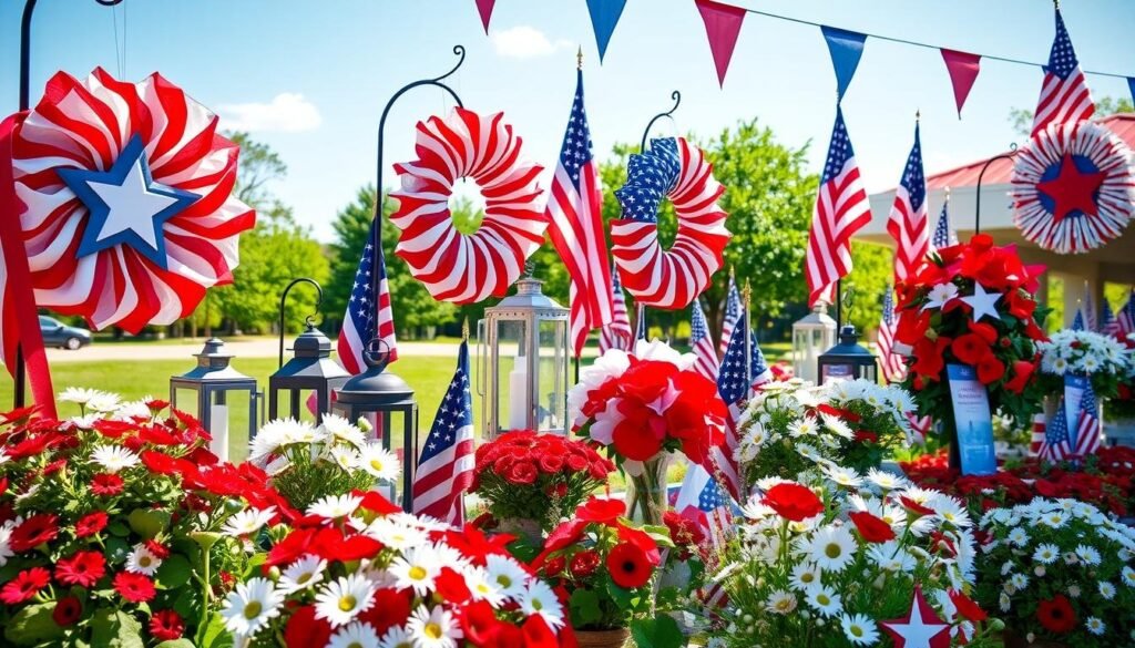 Memorial Day decorations