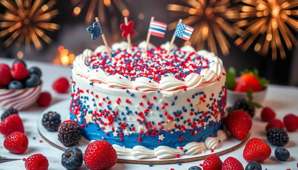 Patriotic cake decorations