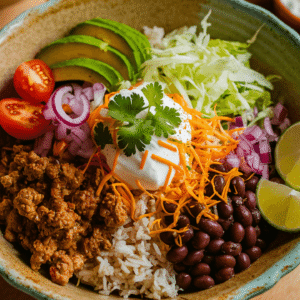 Taco Bowls with Ground Turkey