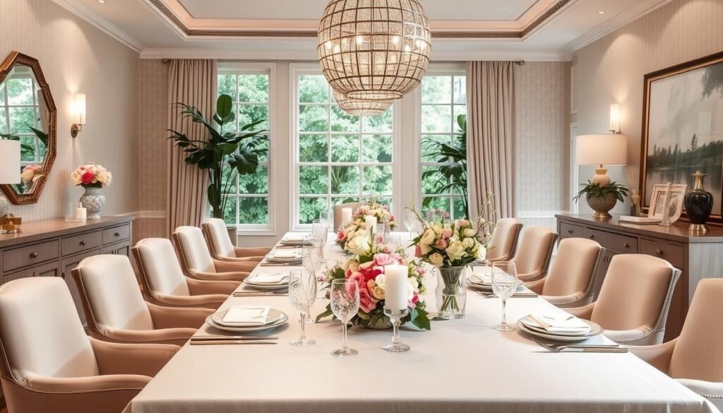 elegant dining room makeover