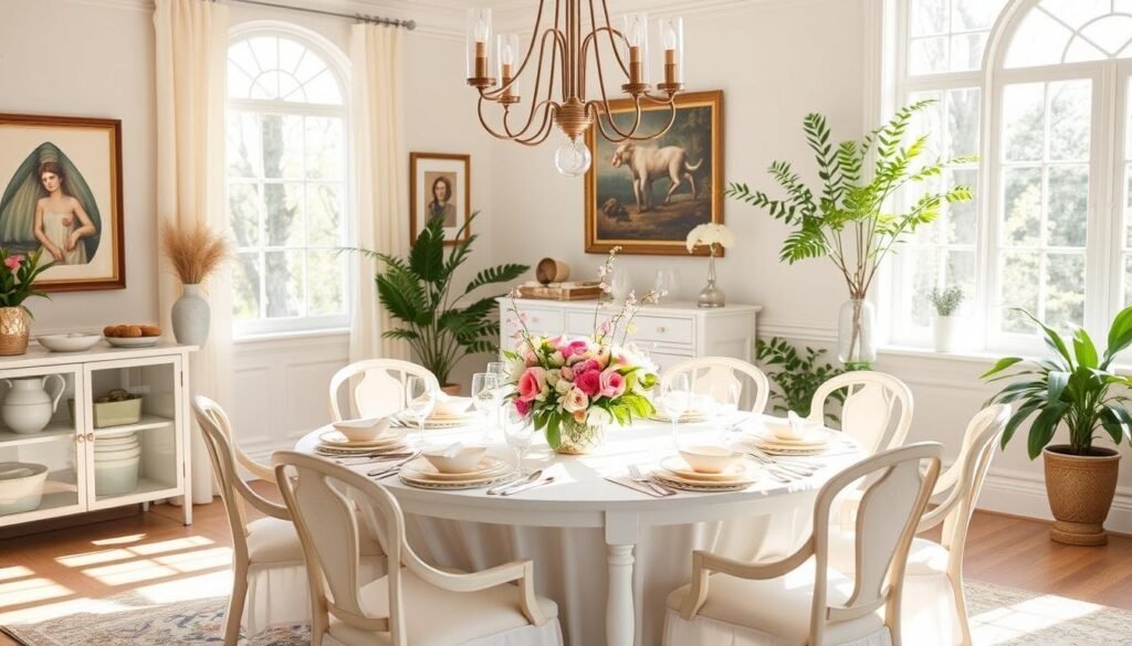 elegant dining room makeover