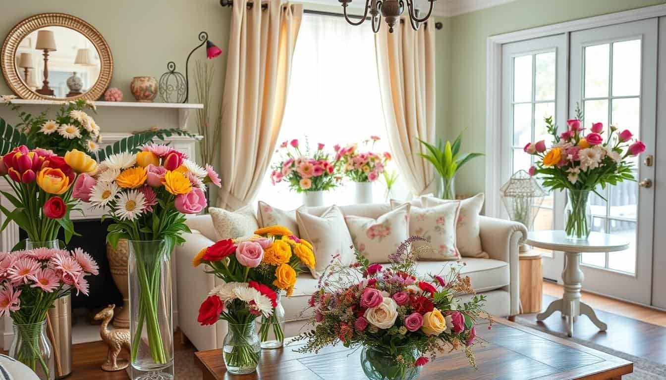 floral spring decor