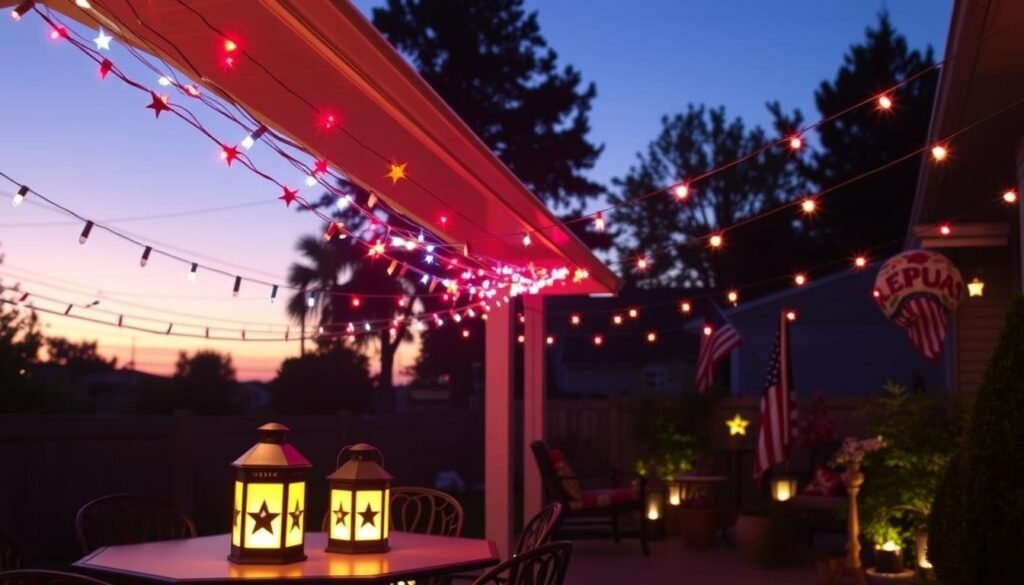 patriotic outdoor lighting