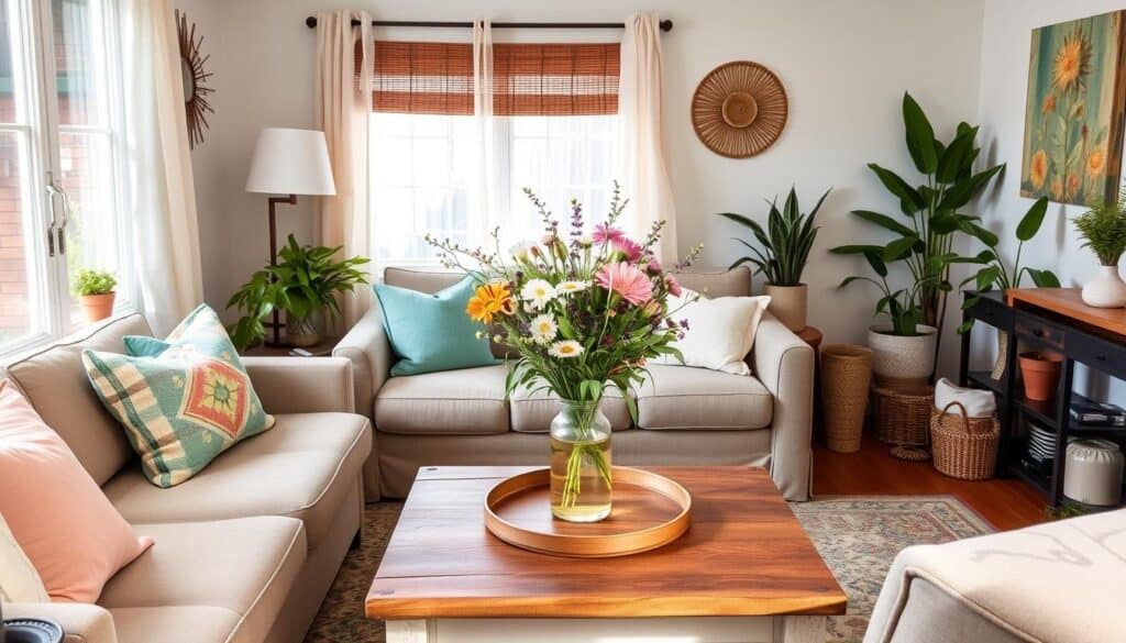 spring decor on a budget