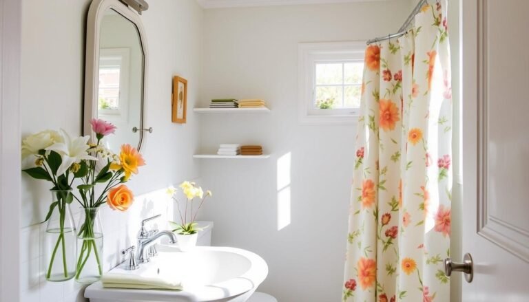 spring home decor bathroom