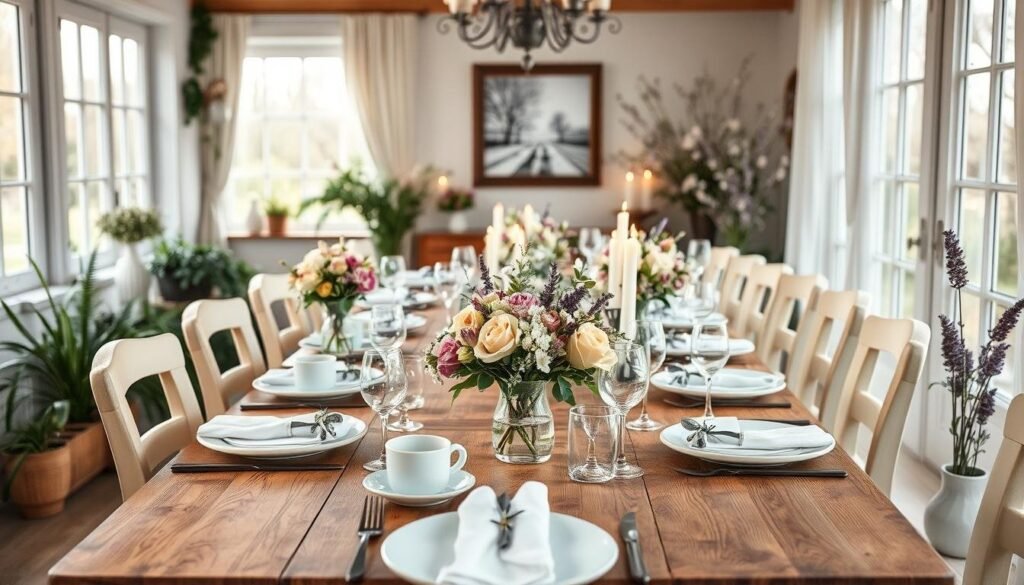 spring home decor dining room fragrance