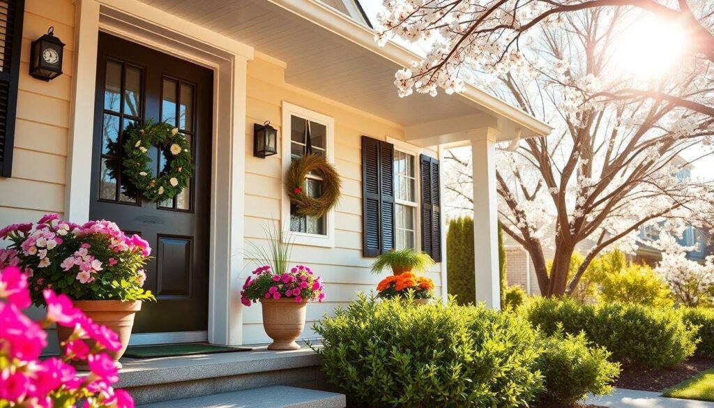 spring home decor exterior