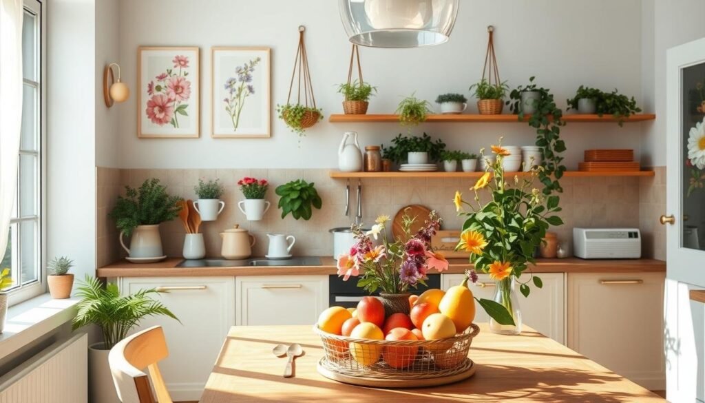 spring home decor kitchen