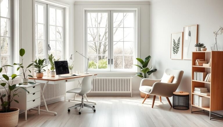 spring home decor office