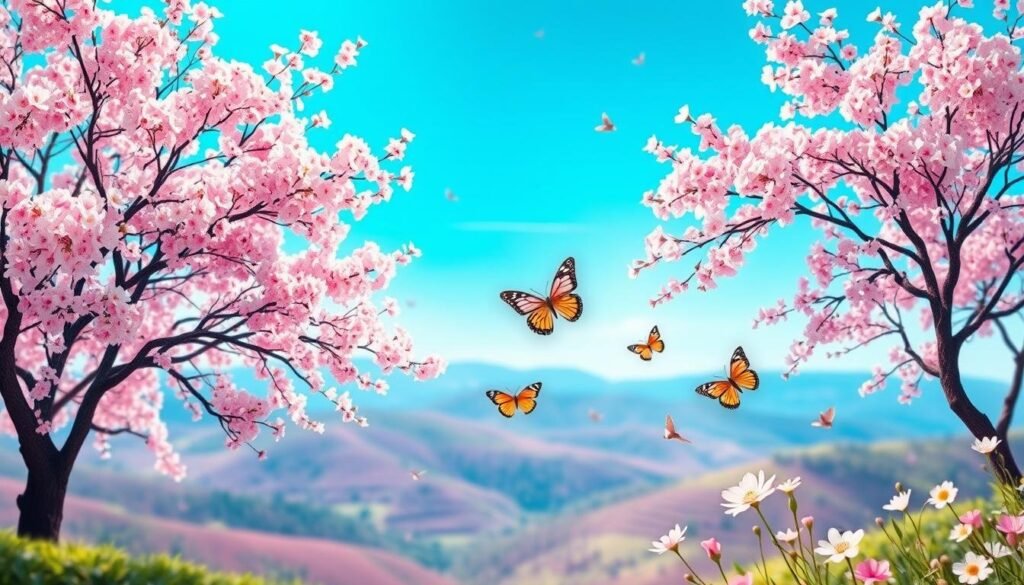 spring-inspired artwork