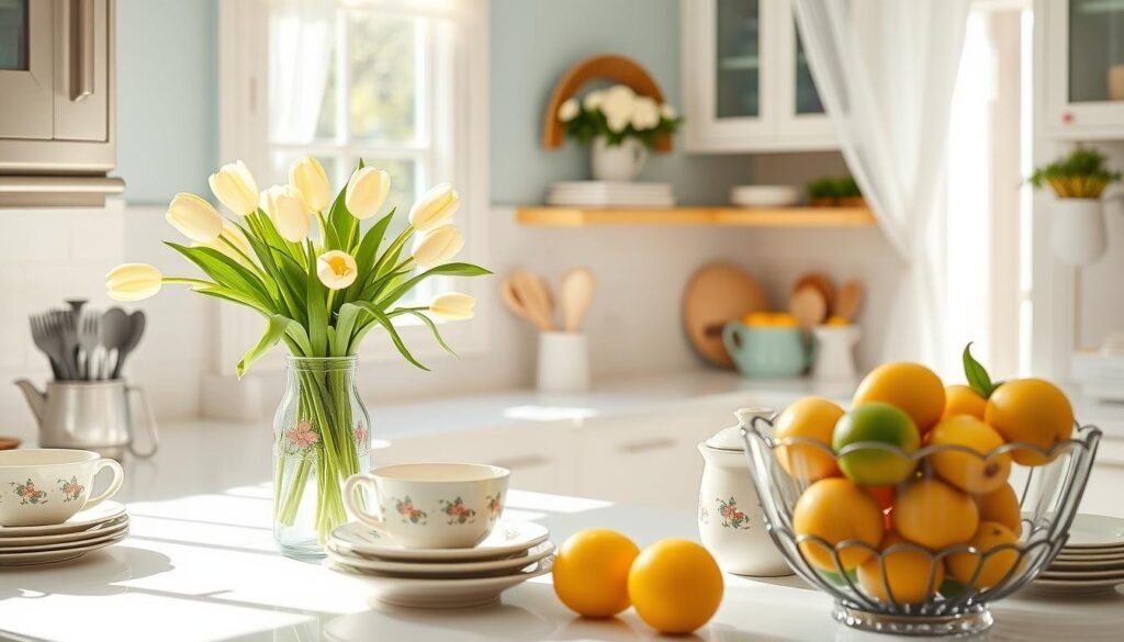 spring kitchen decor