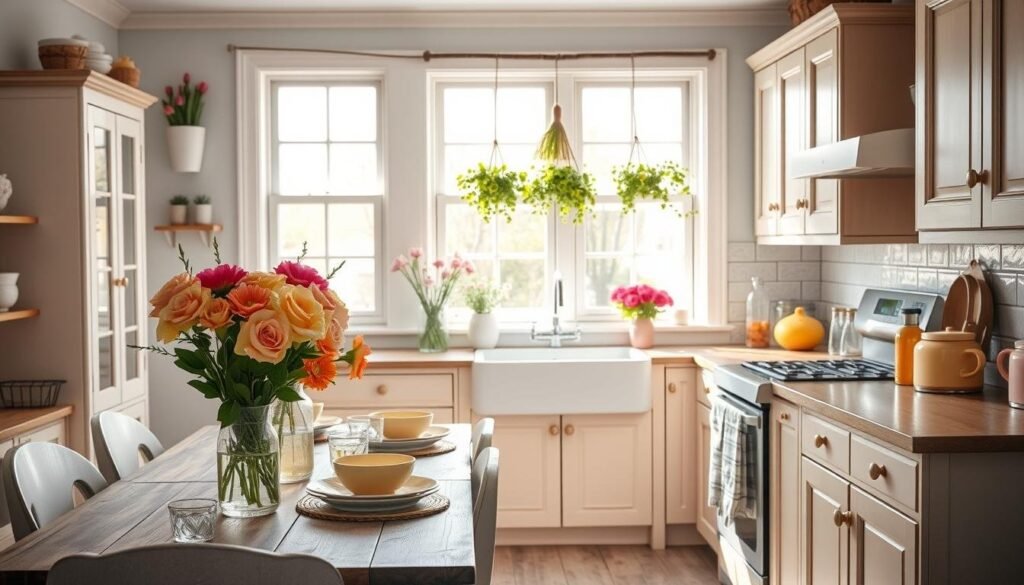 spring kitchen decor